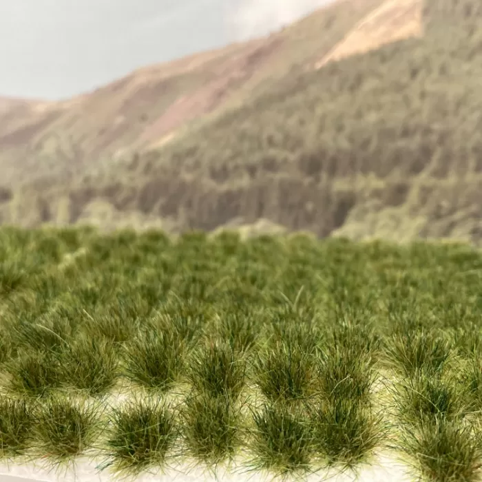 Summer Green Static Grass Tufts LARGE