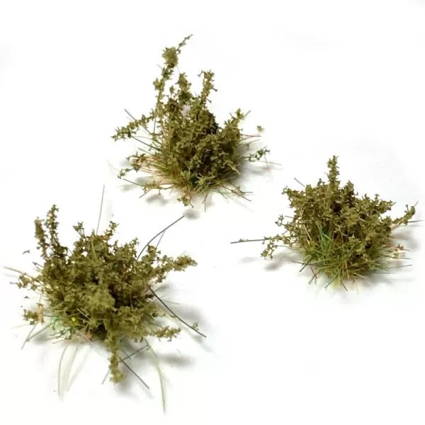 Small Shrubs Burnt Green  (olive green)