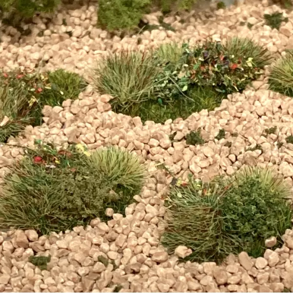 Wild Grass Weed Mounds 