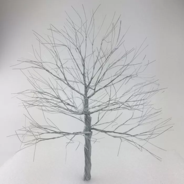 English Oak Tree Wire Armature 190mm tall