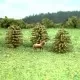 Small Scale Trees 25mm tall Z gauge