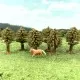 Small Scale Trees 25mm tall Z gauge