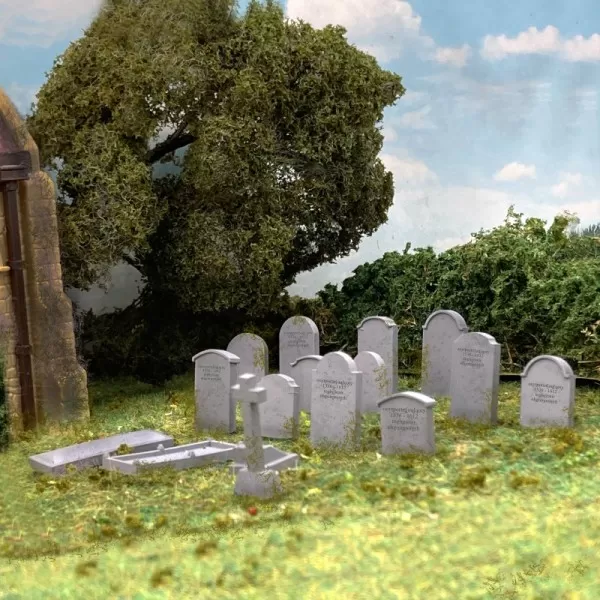 Gravestones N gauge