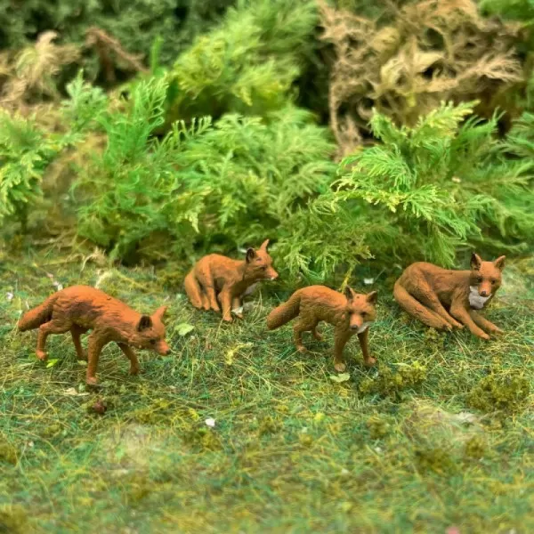 Foxes 4 set