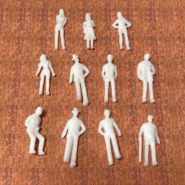 Unpainted figures  1:75 scale  100 pack