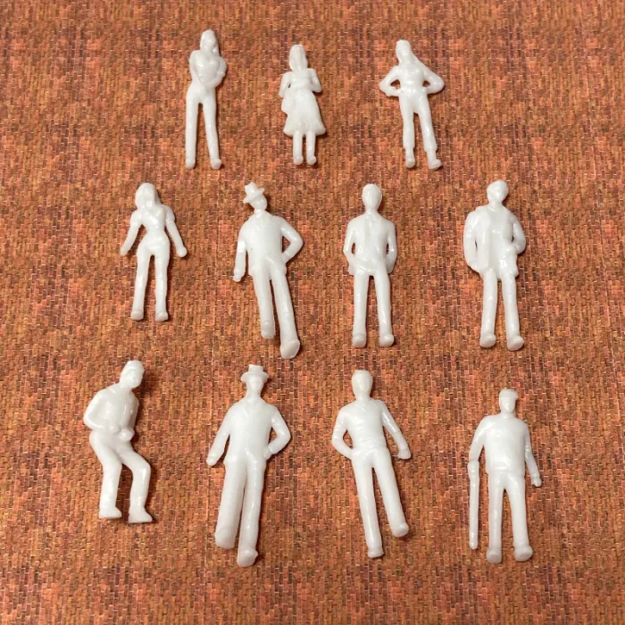 Unpainted figures  1:75 scale  100 pack