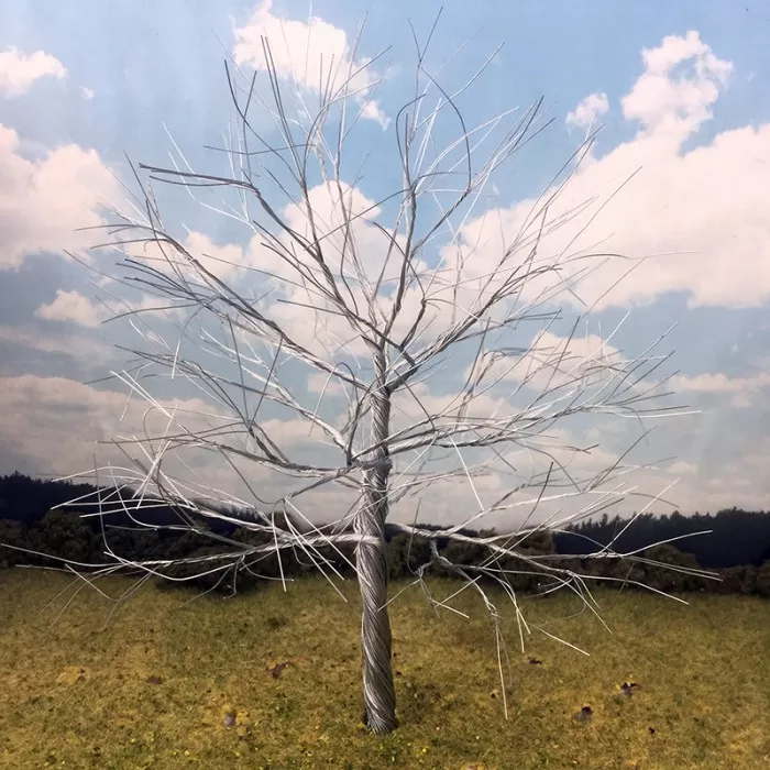 English Oak Tree Wire Armature 190mm tall