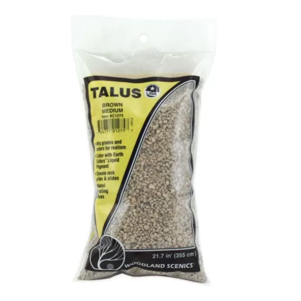 Talus Medium Brown rock debris Woodland Scenics C1275