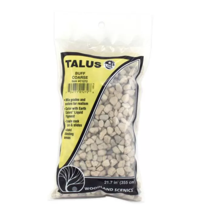 Talus Coarse Buff rock debris Woodland Scenics C1272 #