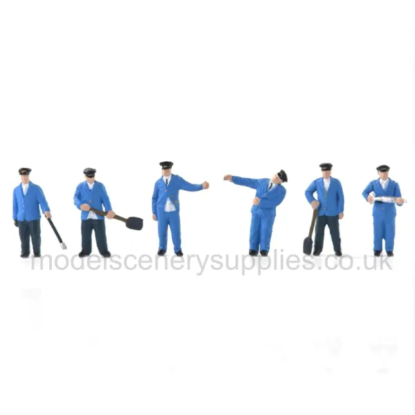 Steam Loco Crew  1:76 OO Gaugemaster GM950 6 pack