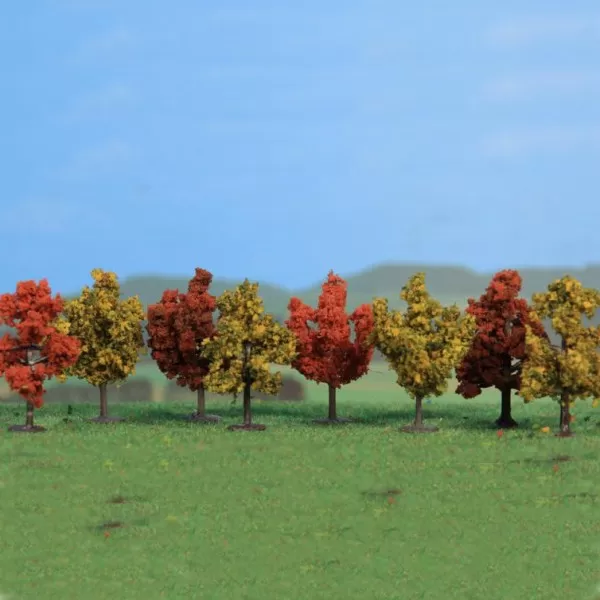 Autumn Trees 40mm Tall Heki 1141