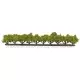 Tree Hedging N gauge Small Trees Z gauge Heki 1183