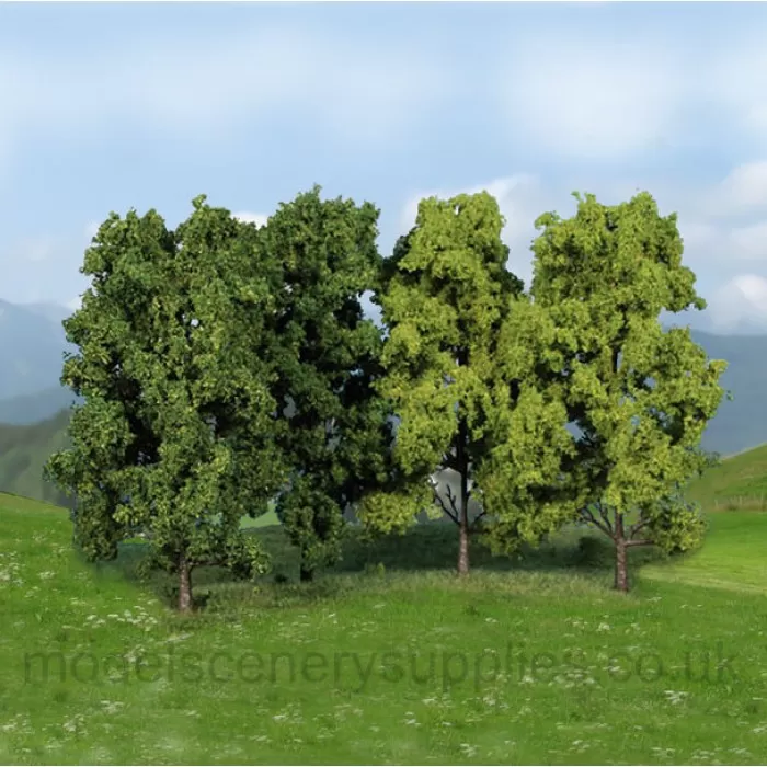 Deciduous Trees 170mm Tall 4 Pack  Heki 1994