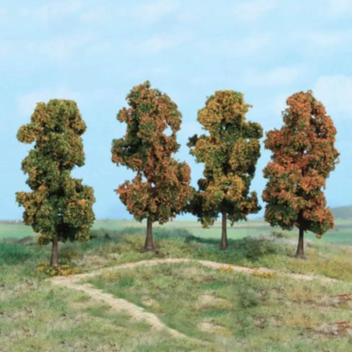 Autumn Trees 100mm tall Heki 2002