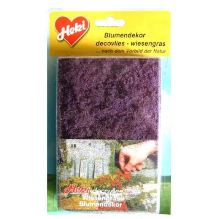 Floral Fiber Groundcover Mat Purple Heather