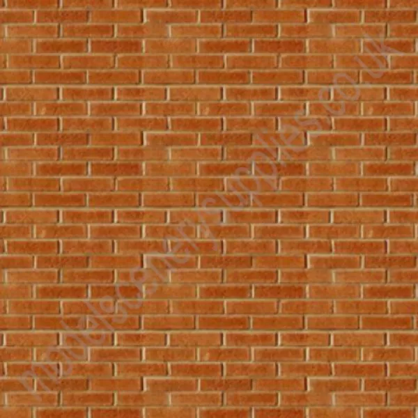 Self-Adhesive Building Paper Modern Red Brick O gauge 