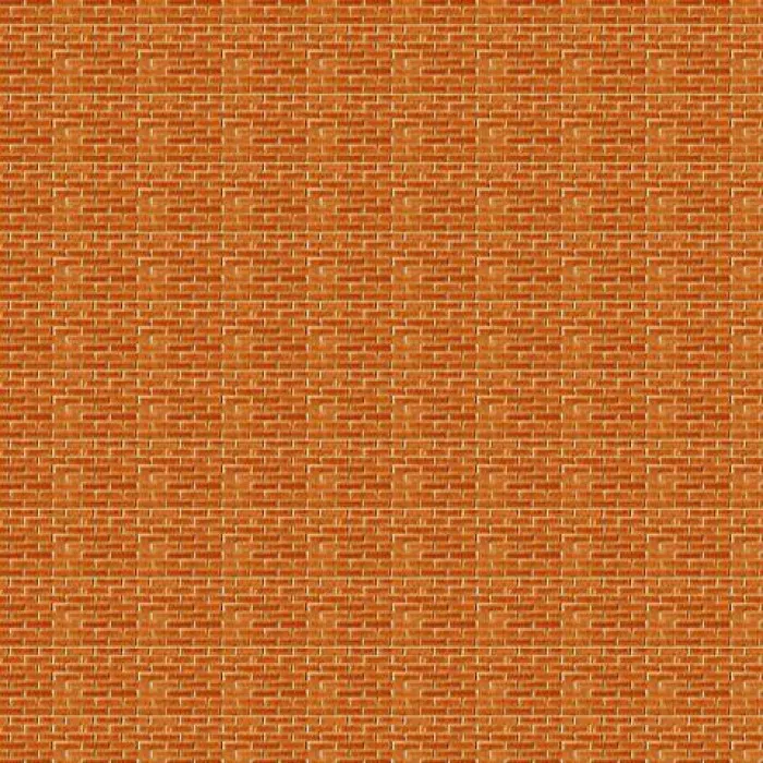 Self-Adhesive Building Paper Modern Red Brick O gauge 