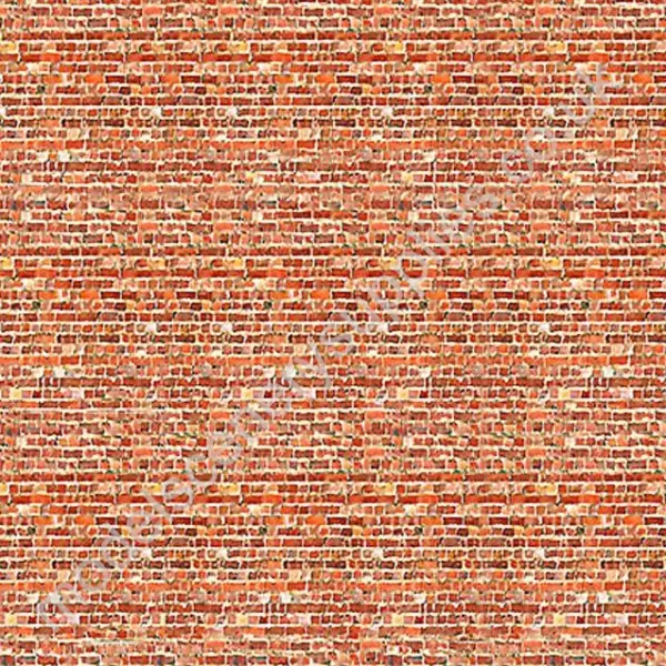 Self-Adhesive Building Paper Light Old Red Brick O gauge 