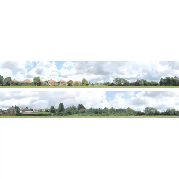 Backscene Into the Town 107C OO 9 inch tall