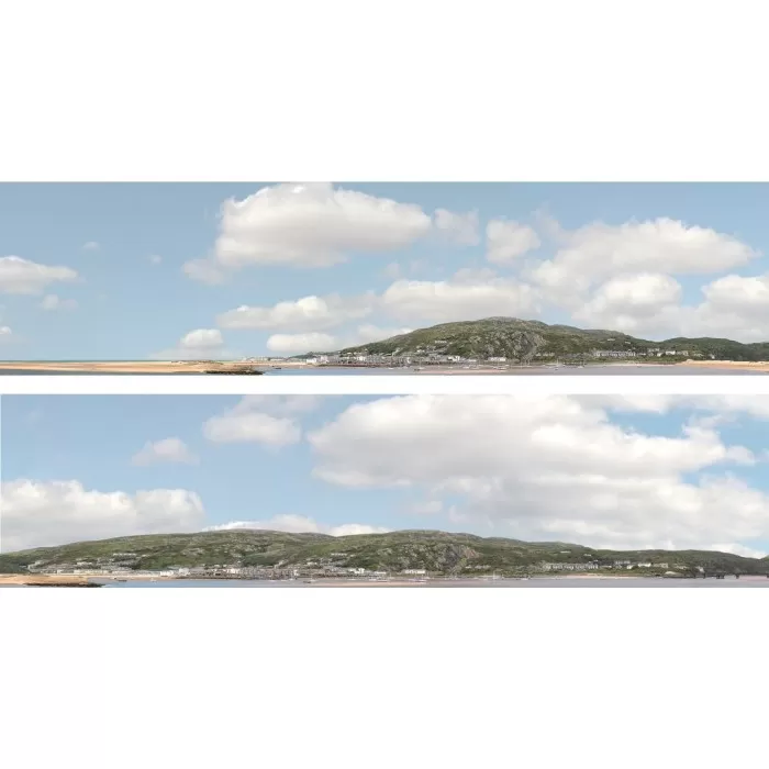 Backscene Into The Bay 156 OO 15 inch tall LEFT HAND