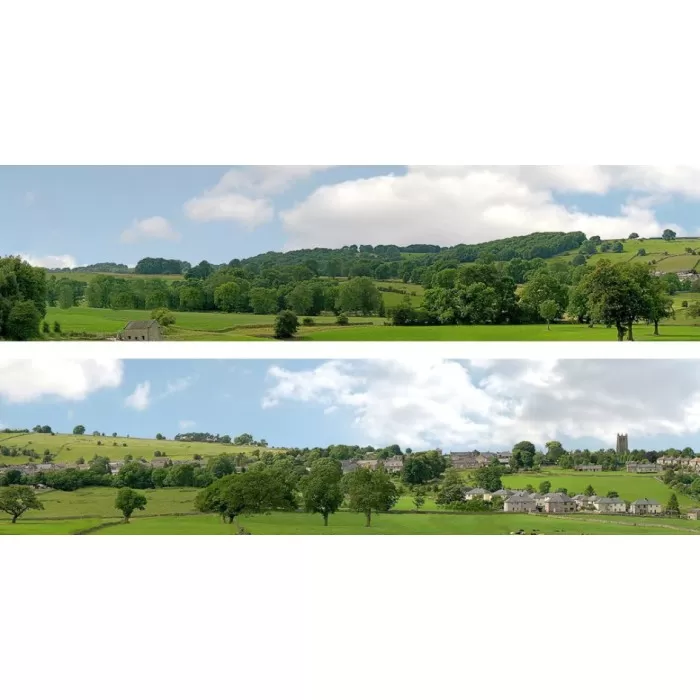 Backscene Village Long 202B OO 15 inch tall