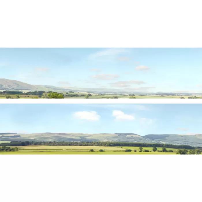 Backscene Hills And Dales 207A OO 15inch MIRRORED