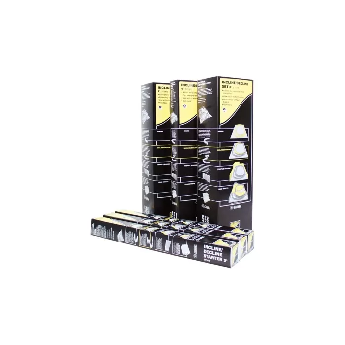 Track incline/decline Starter 3% 19mm high (6 sections)