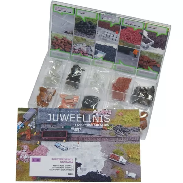 Juweelinis Diorama Assortment Box 1:120  TT gauge  Juweela 21263