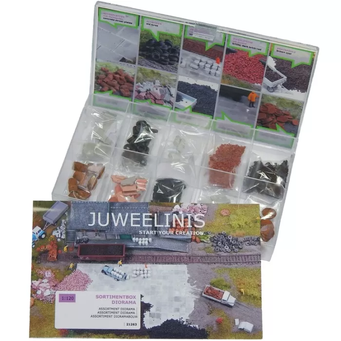 Juweelinis Diorama Assortment Box 1:120  TT gauge  Juweela 21263