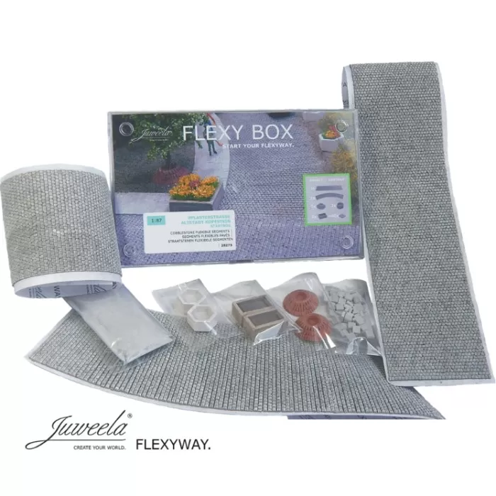 Flexyway Granite Sett Road Starter Set  OO