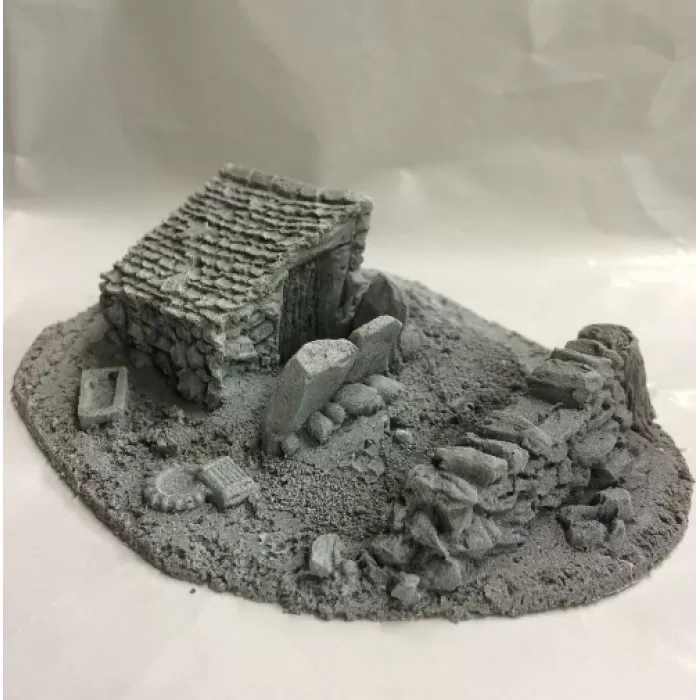 28mm Battle Zone Derelict Building Type 10