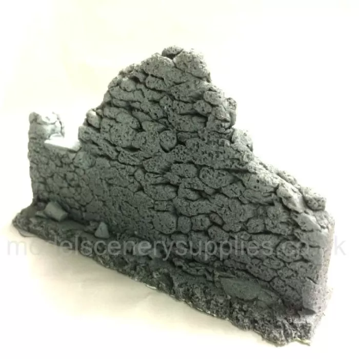 28mm Battle Zone Straight Damaged Wall