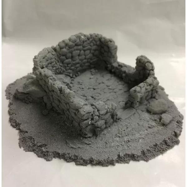 28mm Battle Zone Derelict Building type 5