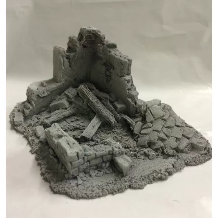 28mm Battle Zone Derelict Building Type 7