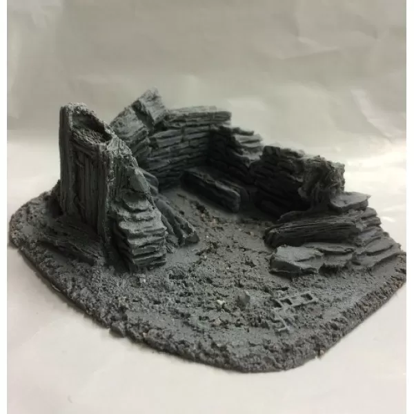 28mm Battle Zone Derelict Building Type 8