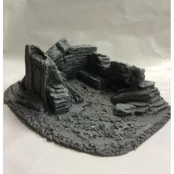 28mm Battle Zone Derelict Building Type 8