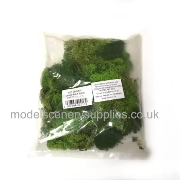 Lichen bulk bag   Javis mixed green JBULK