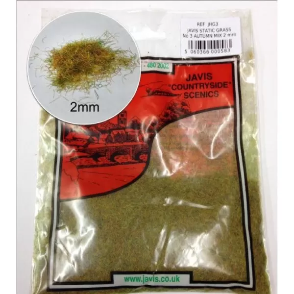 Static Grass  Autumn Mix 2mm  Javis JHG3