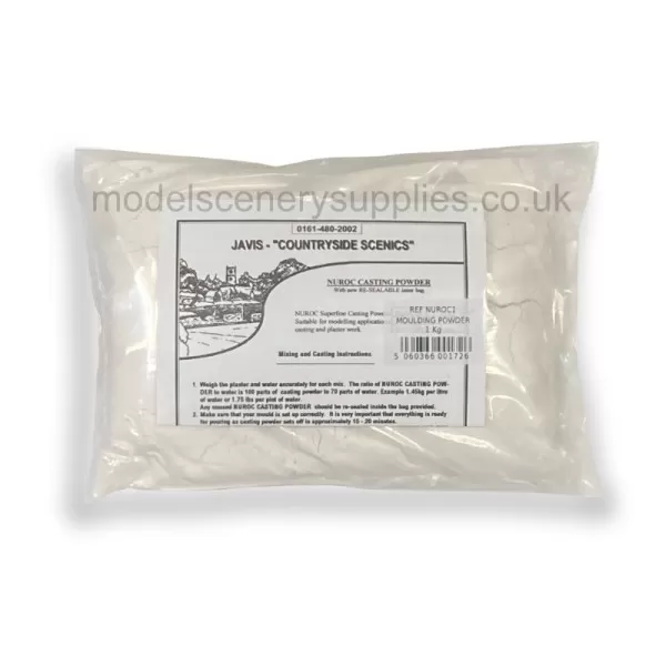 Superfine Casting Plaster 1kg  Javis NUROC1