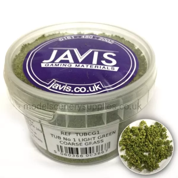 Light Green Coarse Grass Javis Gaming Materials TUBCG1