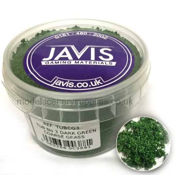 Dark Green Coarse Grass Javis Gaming Materials TUBCG3