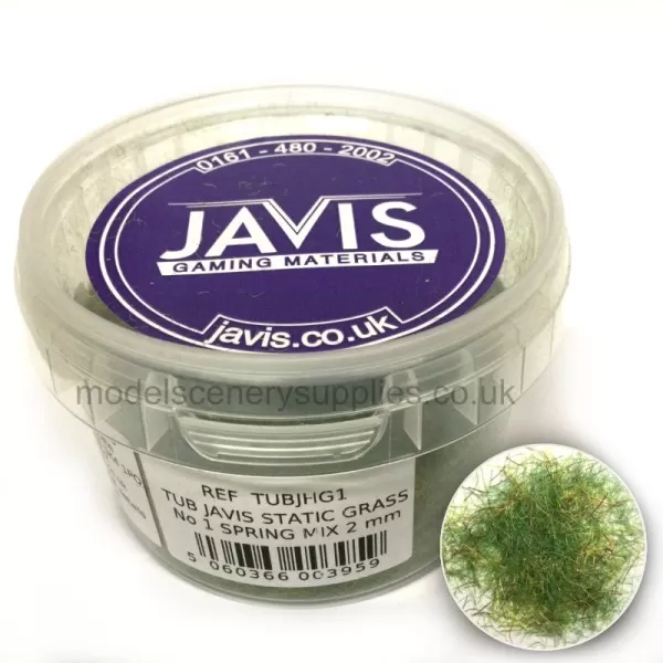 Static Grass Hairy Grass Spring Mix 2mm Javis TUBJHG1
