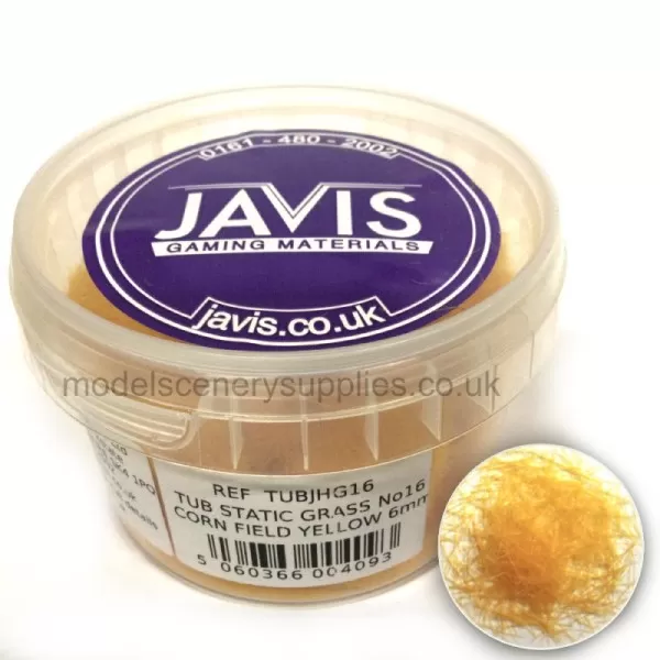 Static Grass Hairy Grass Corn Field Yellow 6mm Javis TUBJHG16