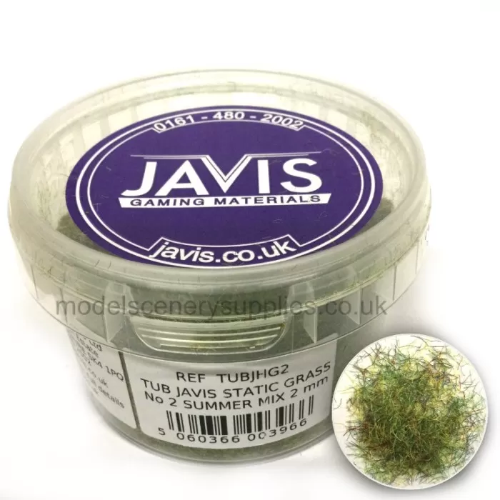 Static Grass Hairy Grass Summer Mix 2mm Javis TUBJHG2