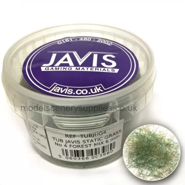 Static Grass Hairy Grass Forest Mix 6mm Javis TUBJHG4