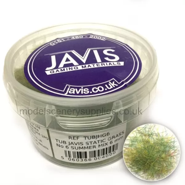 Static Grass Hairy Grass Summer Mix 6mm Javis TUBJHG6