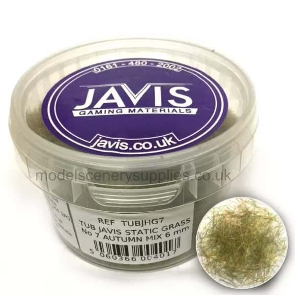 Static Grass Hairy Grass Autumn Mix 6mm Javis TUBJHG7