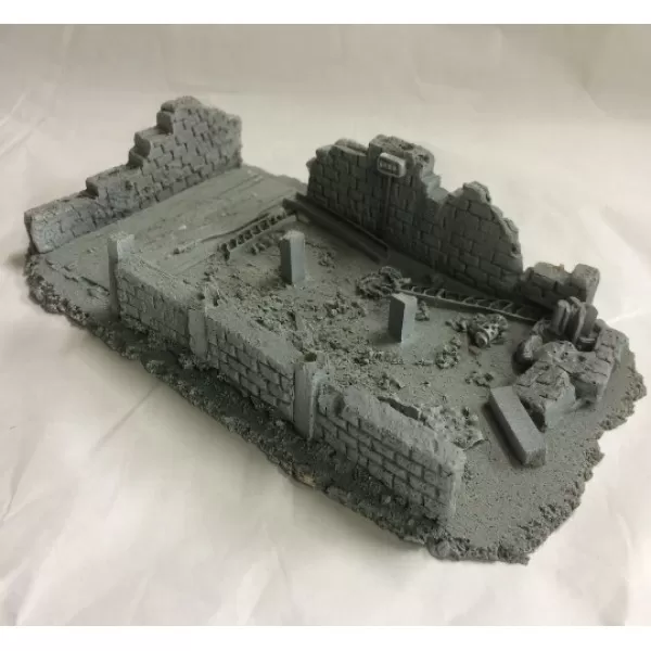 28mm Battle Zone Derelict Building Type 15