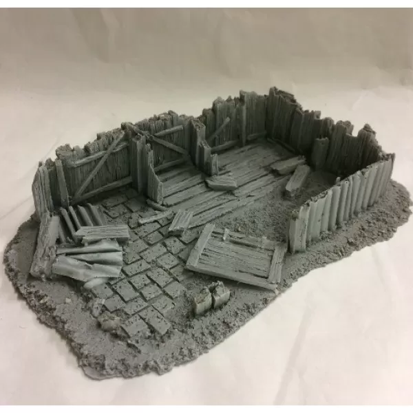 28mm Battle Zone Derelict Building Type 18