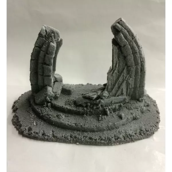28mm Battle Zone Damage Church Arch